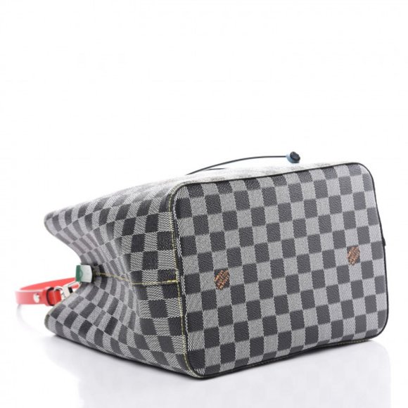 โSOLDโ Louis Vuitton NeoNoe Damier Black/White bucket LV bag Nicolas Ghesquiere - Picture 3 of 11